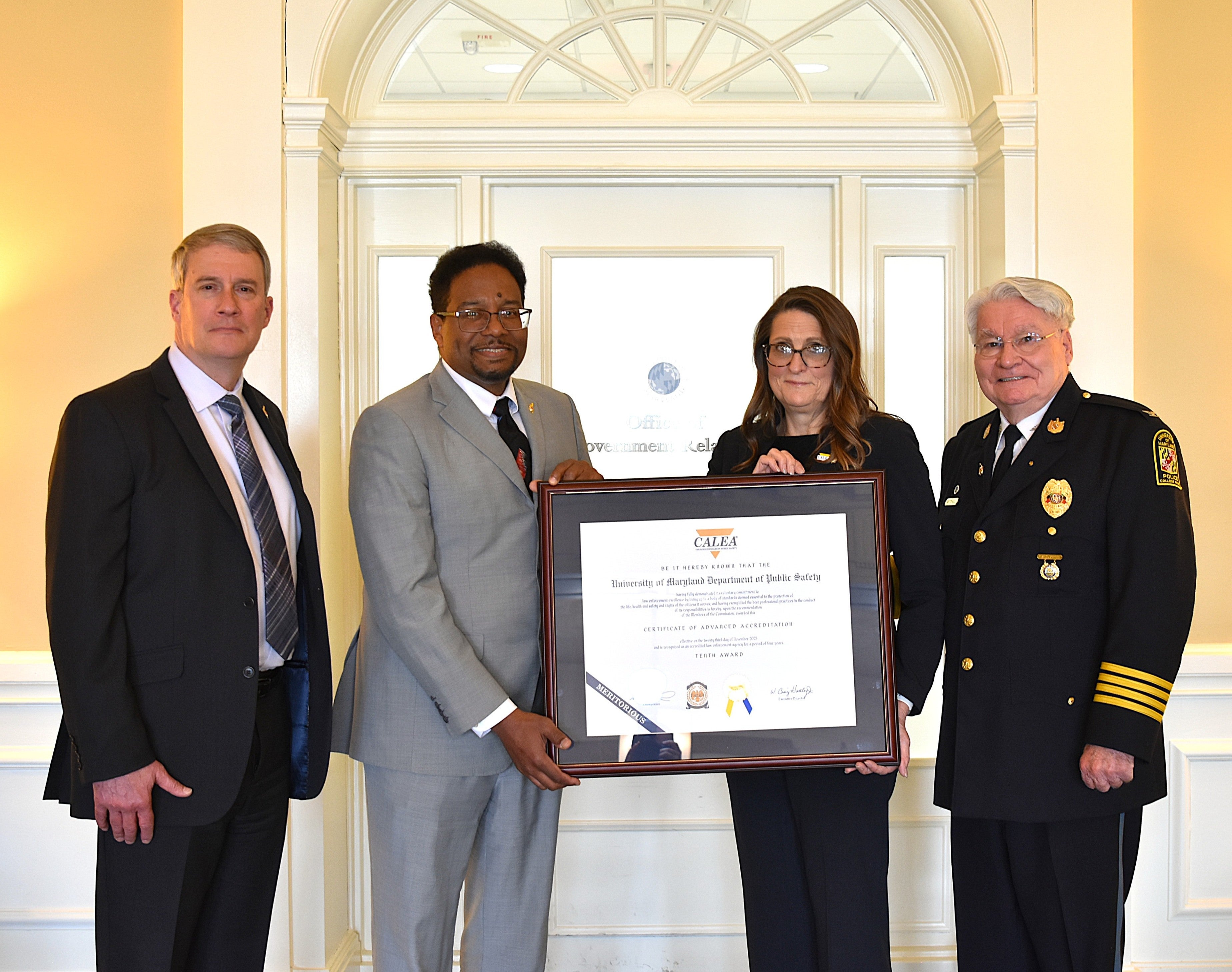 University of Maryland Police Department Receives 10th Advanced Law ...