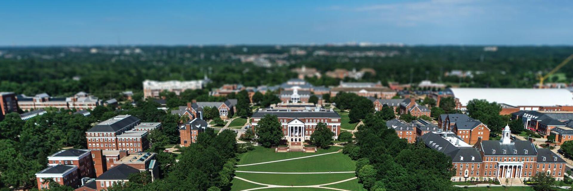 UMD Campus from above